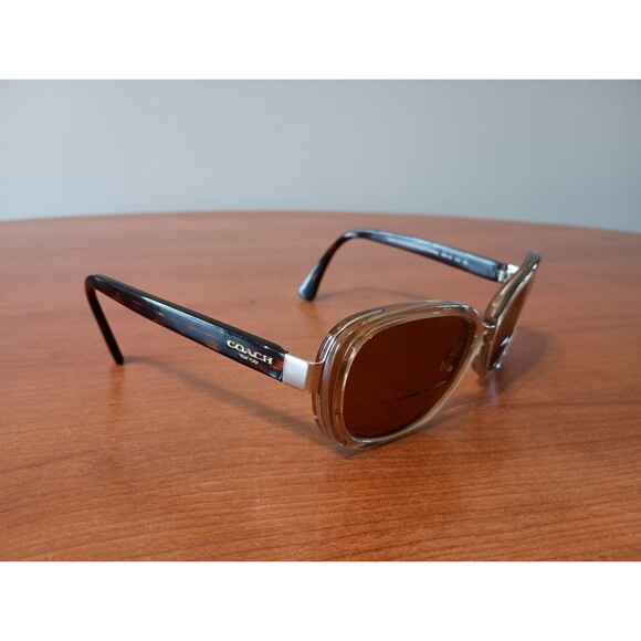 Coach GLASSES FRAME ONLY HC 8172 L153 536913 Crys Brown/Dark Tortoise 56 16 140 - Picture 1 of 8